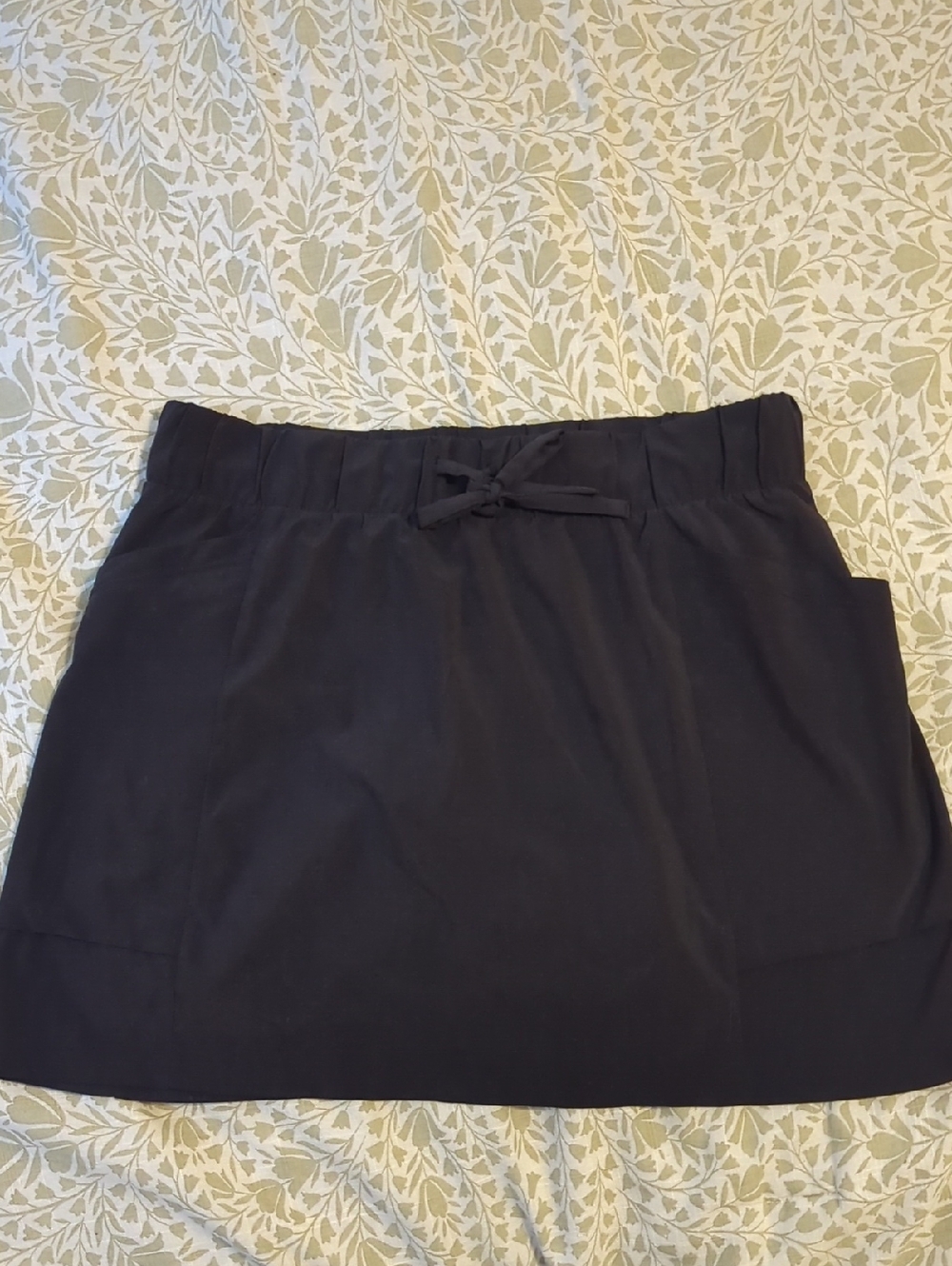 all in motion Black Drawstring Skort